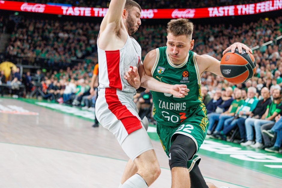 Eurolyga: Kauno „Žalgiris“ nusileido Vitorijos „Baskonia“