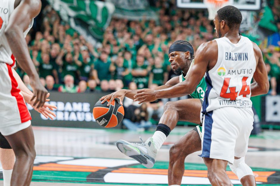 Eurolyga: Kauno „Žalgiris“ nusileido Vitorijos „Baskonia“