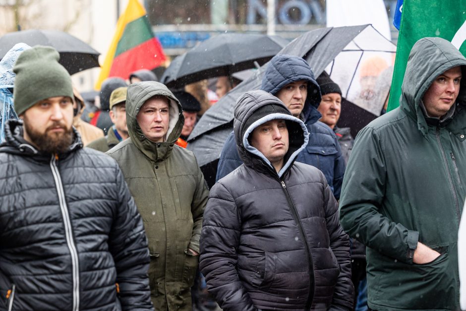 Ūkininkai nušvilpė ir prezidento patarėją: vėl skambėjo šūkis „gėda“