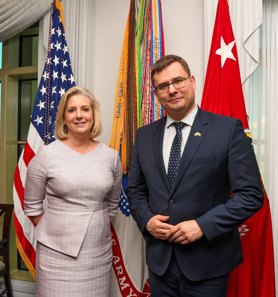 Vašingtone viešintis L. Kasčiūnas: patvirtino, kad JAV pajėgų buvimas Lietuvoje – neterminuotas