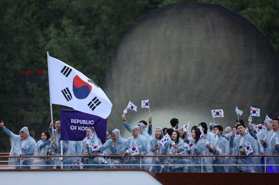 TOK atsiprašė Pietų Korėjos dėl apsirikimo per olimpiados atidarymo ceremoniją