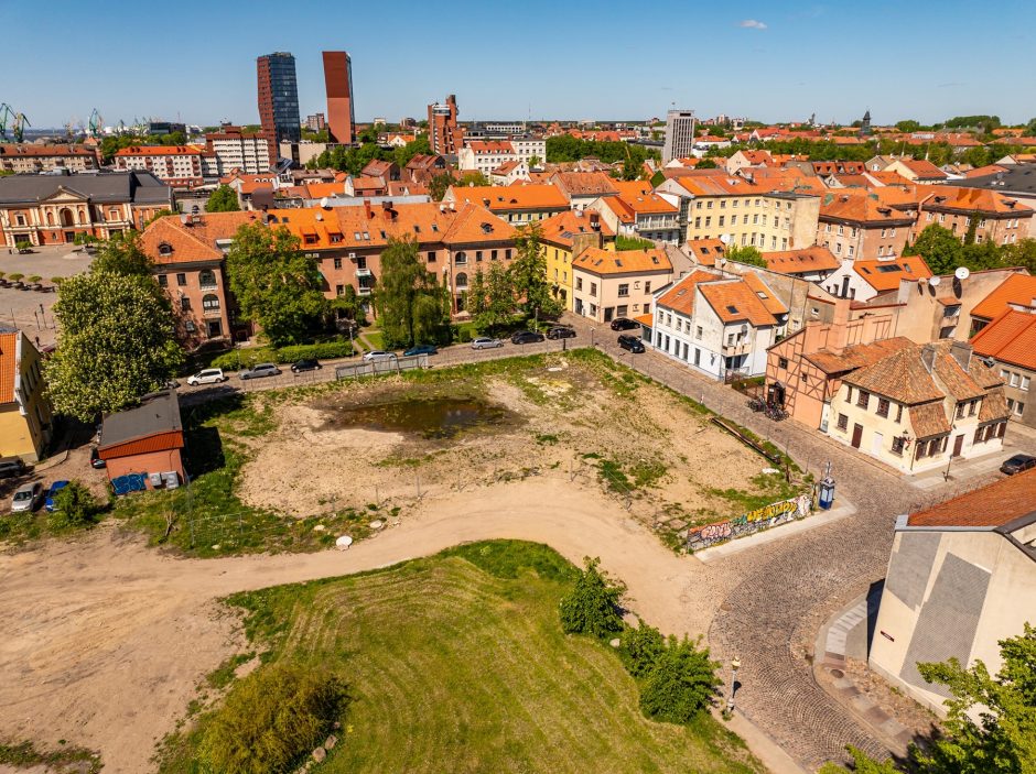 Statybos Klaipėdos senamiestyje koreguoja gatvių remonto planus