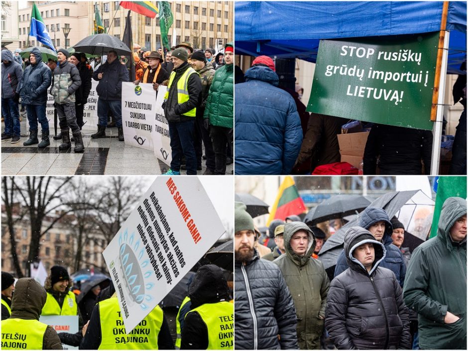 Vilnius nepratęs leidimo ūkininkams protestuoti