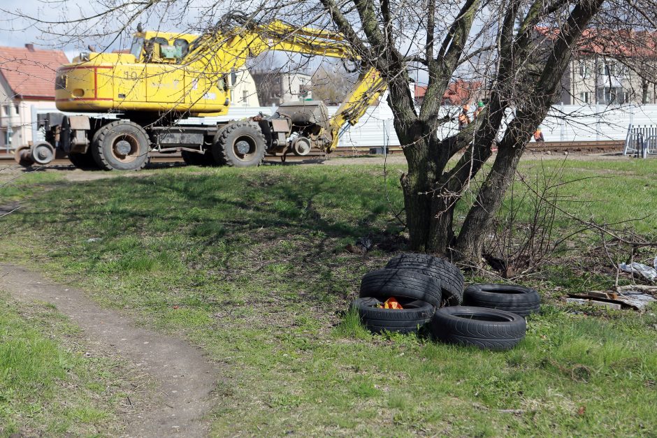 Padangas dar palieka bet kur