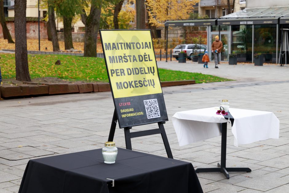 Kaunas prisijungė prie restoranų ir viešbučių protesto: neišgyvename