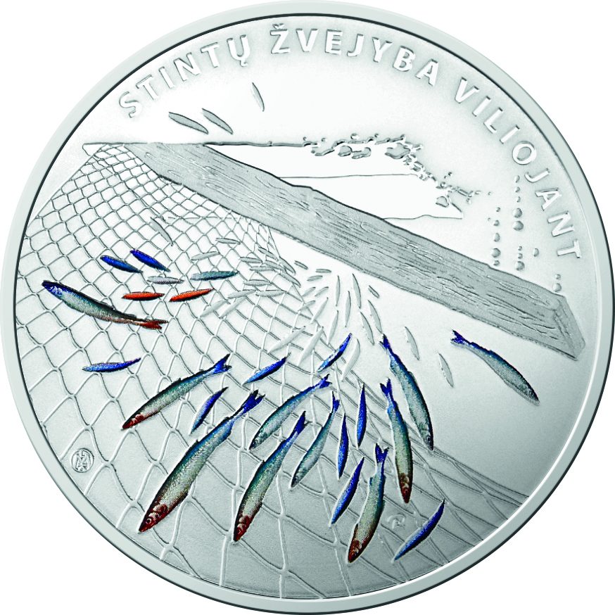 Kolekcinė moneta – unikaliai stintų žvejybos tradicijai
