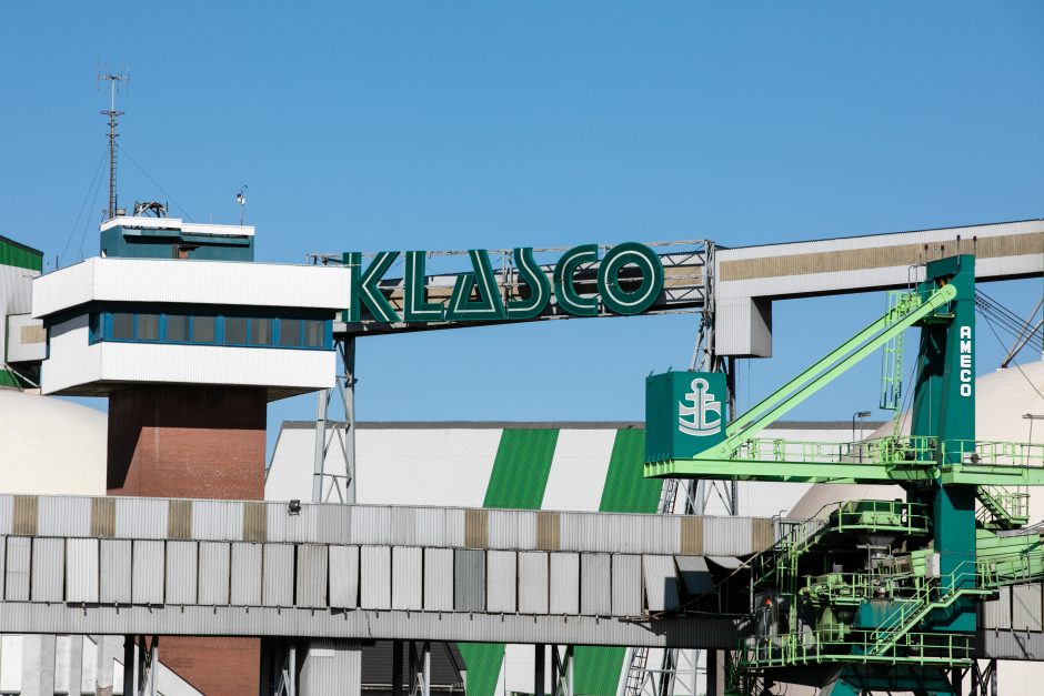 „Klasco“ ginčas su aplinkosaugininkais dėl geležies rūdos krovos nutrauktas