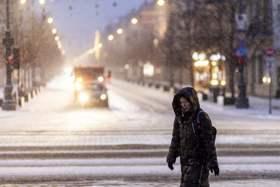 Apie orų maišalynę: Lietuva padalinta į keletą dalių