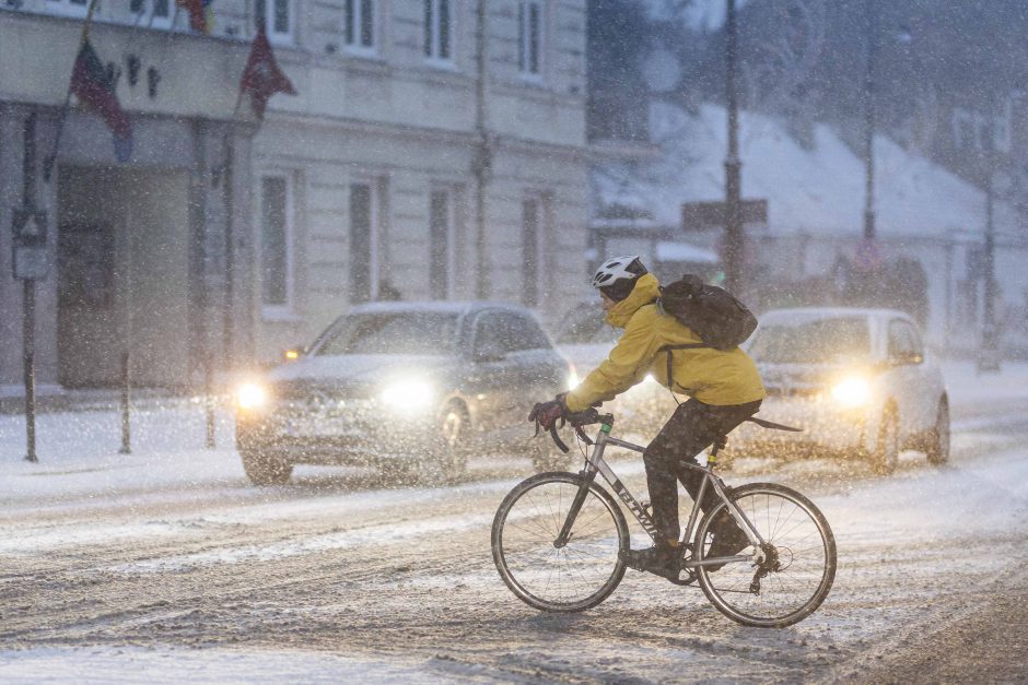 Apie orų maišalynę: Lietuva padalinta į keletą dalių