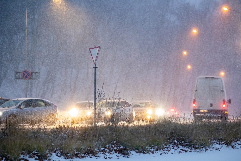 Apie orų maišalynę: Lietuva padalinta į keletą dalių