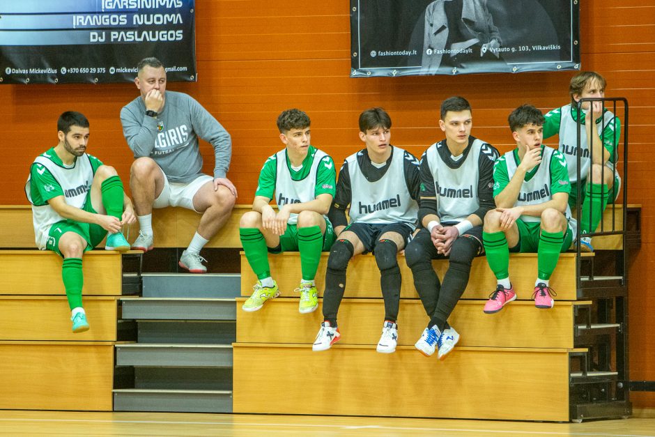 Futsalo A lyga. „Bruklinas“ – „K. Žalgiris“ 1:6