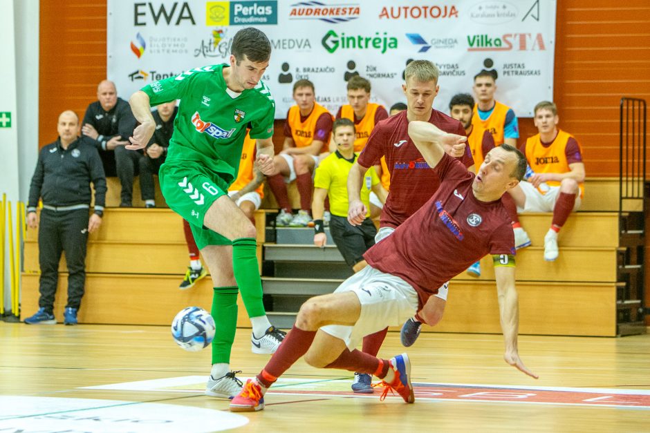 Futsalo A lyga. „Bruklinas“ – „K. Žalgiris“ 1:6