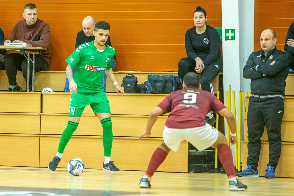 Futsalo A lyga. „Bruklinas“ – „K. Žalgiris“ 1:6