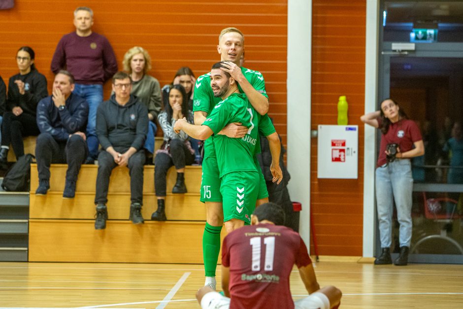 Futsalo A lyga. „Bruklinas“ – „K. Žalgiris“ 1:6