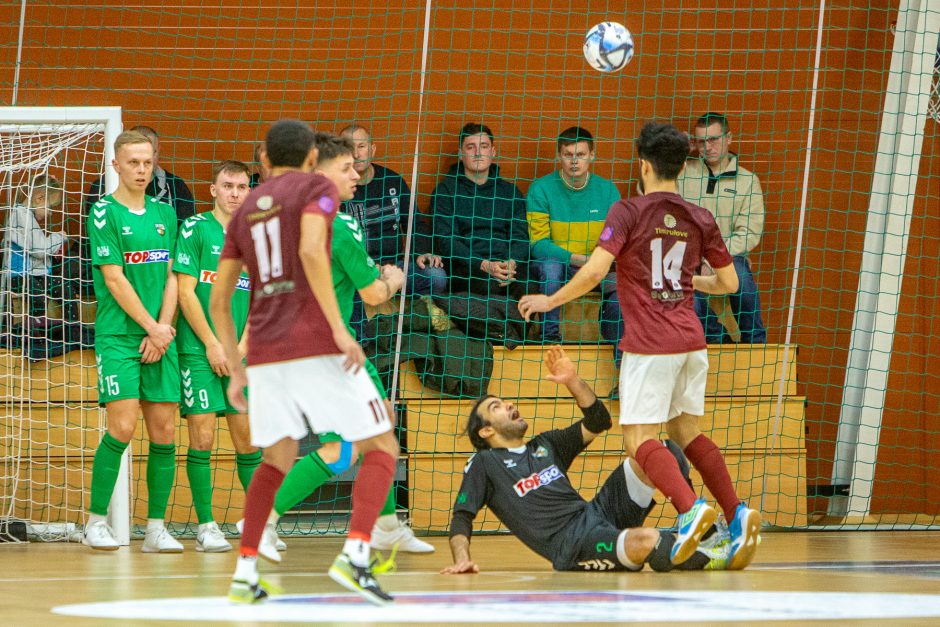 Futsalo A lyga. „Bruklinas“ – „K. Žalgiris“ 1:6