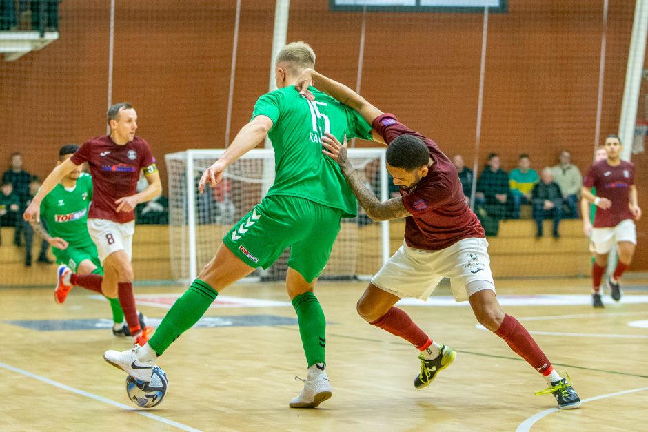 Futsalo A lyga. „Bruklinas“ – „K. Žalgiris“ 1:6