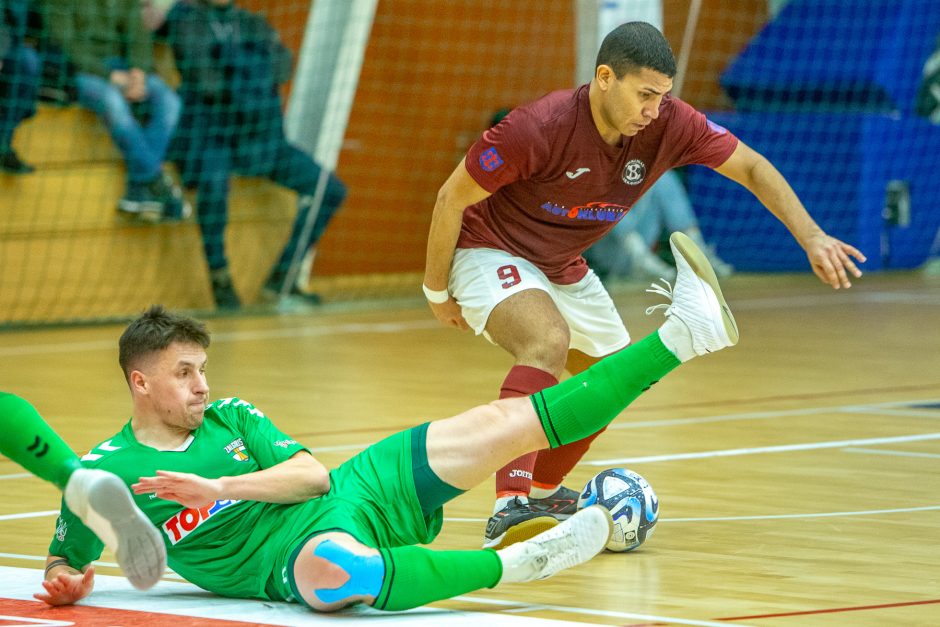 Futsalo A lyga. „Bruklinas“ – „K. Žalgiris“ 1:6