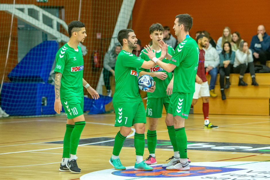 Futsalo A lyga. „Bruklinas“ – „K. Žalgiris“ 1:6