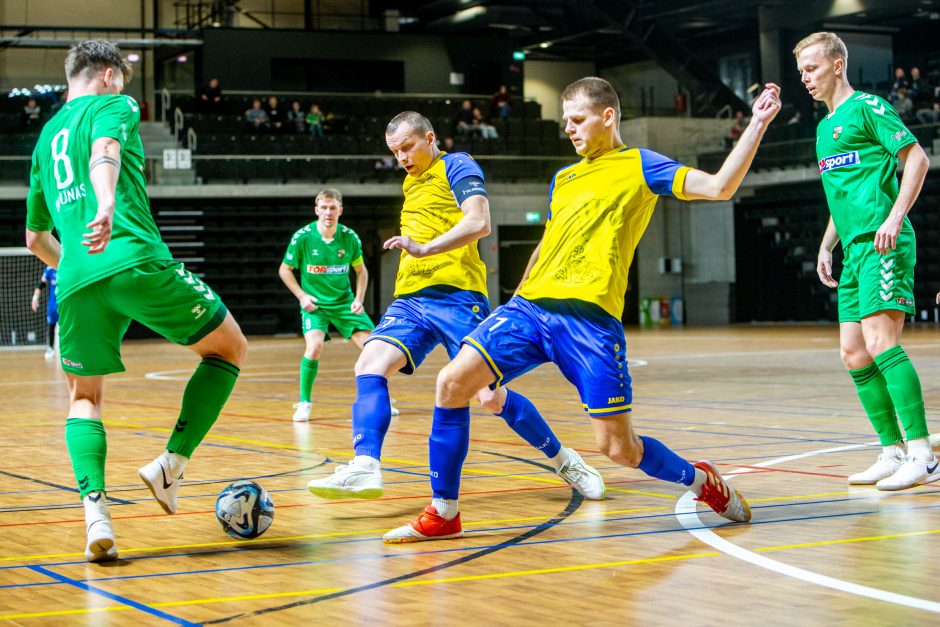 Futsalo A lyga. „K. Žalgiris“ – „Kėdainiai United“ 3:2