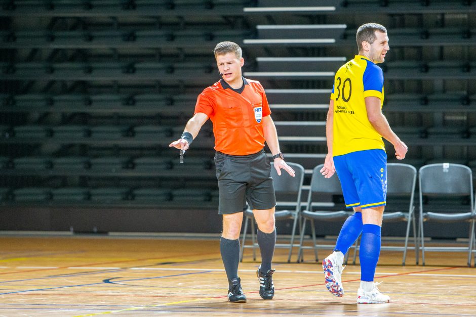 Futsalo A lyga. „K. Žalgiris“ – „Kėdainiai United“ 3:2