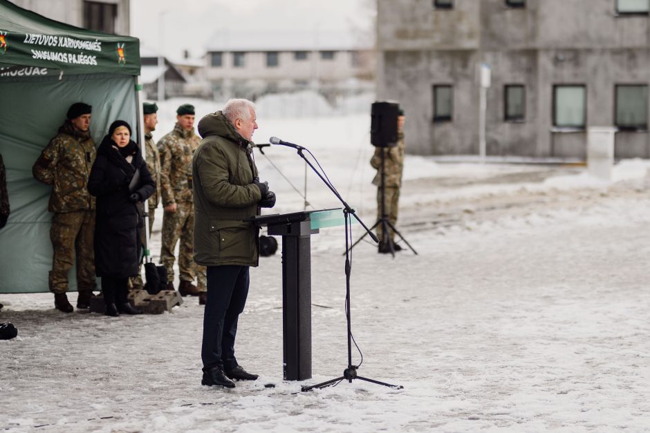 Rokantiškėse atidarytas 74 mln. eurų kainavęs karinis miestelis