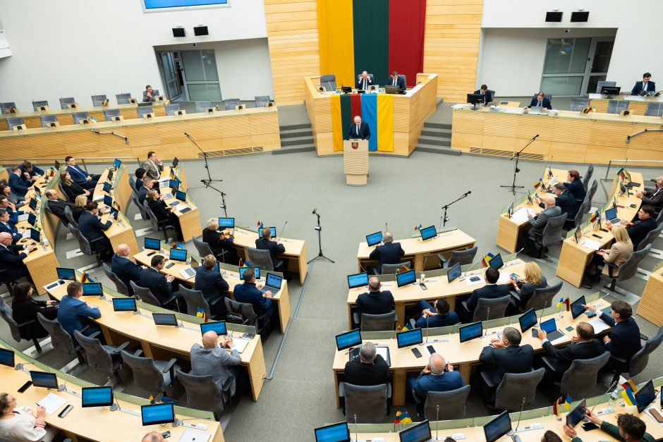 Seimas svarsto dėl G. Palucko kandidatūros