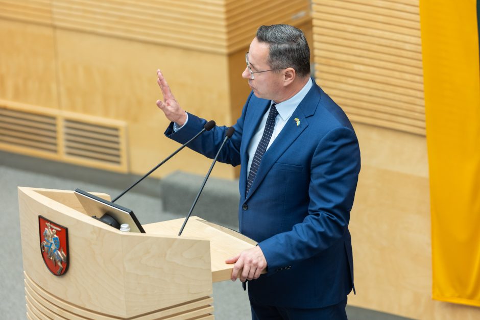 Seimas svarsto dėl G. Palucko kandidatūros