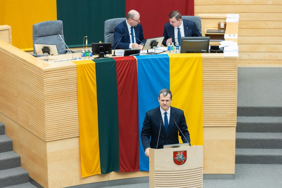 Seimas svarsto dėl G. Palucko kandidatūros