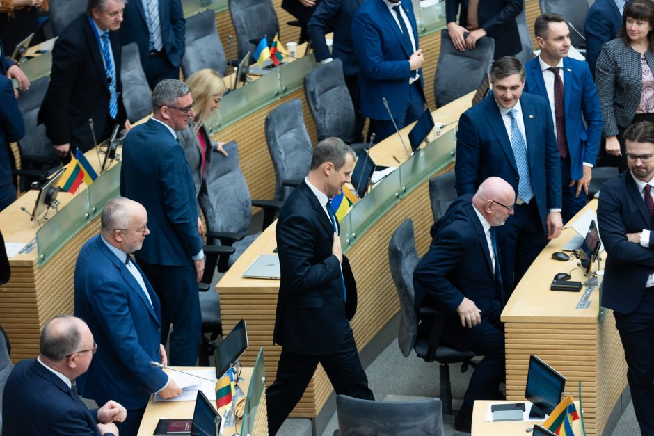 Seimas svarsto dėl G. Palucko kandidatūros