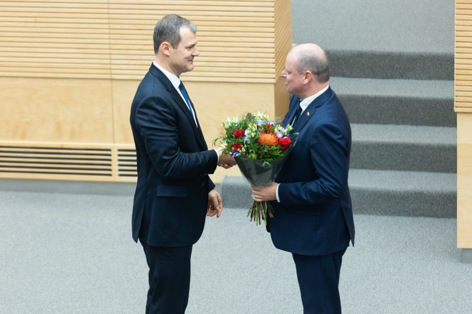 Seimas svarsto dėl G. Palucko kandidatūros