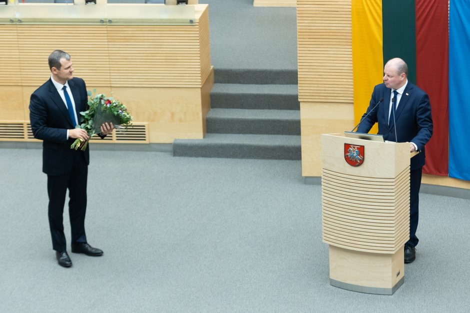 Seimas svarsto dėl G. Palucko kandidatūros