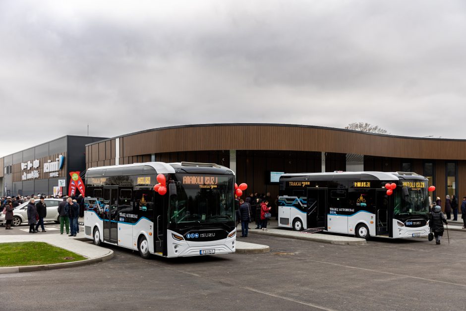 Baigta statyti Trakų autobusų stotis – kainavo beveik 6 mln. eurų