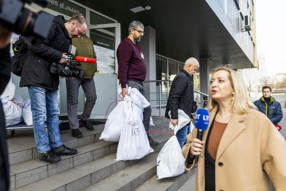 Vilniaus rajone – sumaištis dėl balsavimo biuletenių išvežimo