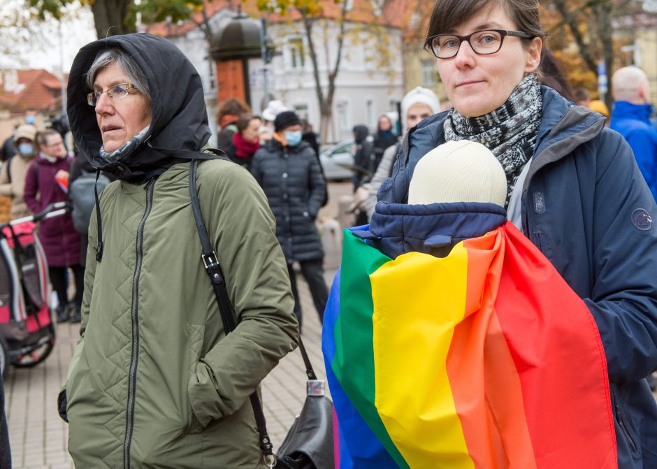 Prie Prezidentūros LGBT bendruomenę palaikė ir žinomi žmonės: žėrė kritiką valstybės vadovui