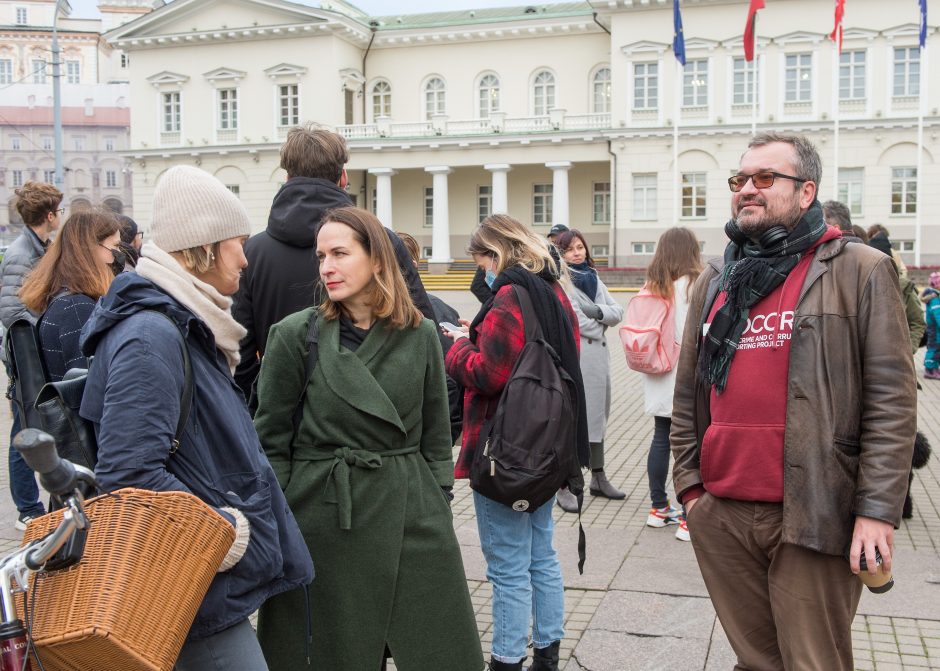 Prie Prezidentūros LGBT bendruomenę palaikė ir žinomi žmonės: žėrė kritiką valstybės vadovui