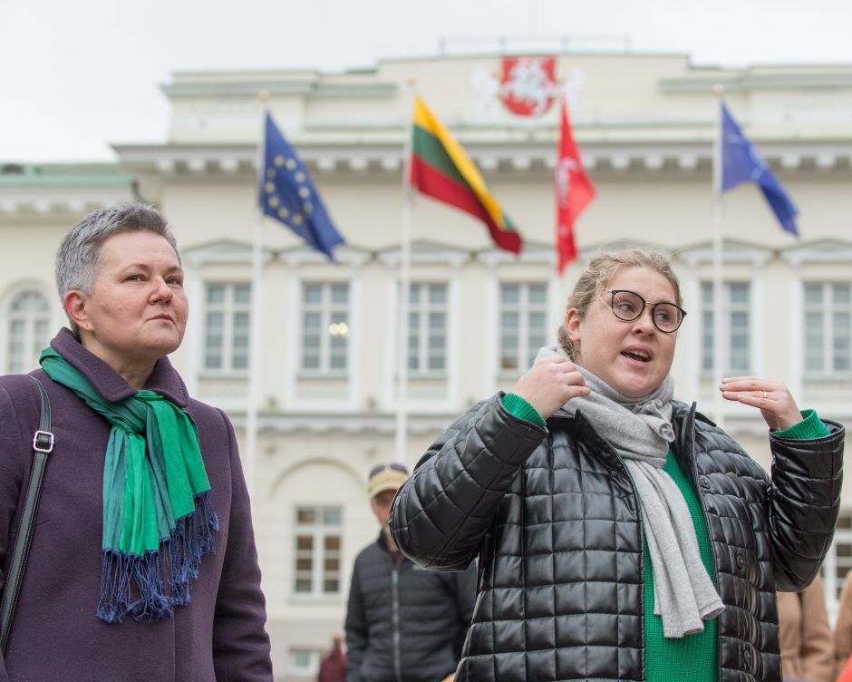 Prie Prezidentūros LGBT bendruomenę palaikė ir žinomi žmonės: žėrė kritiką valstybės vadovui