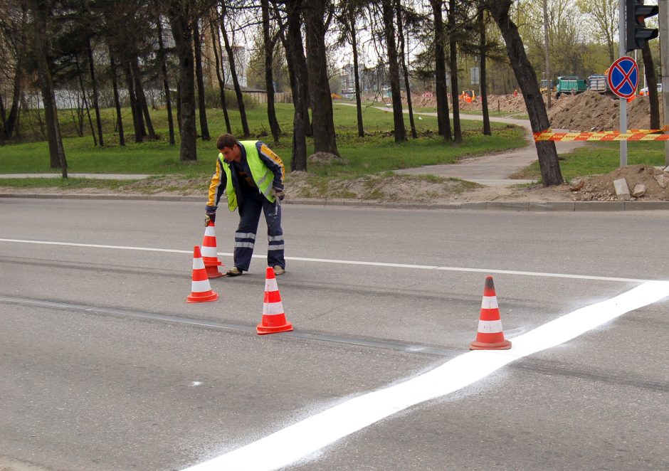 Tvarkomoje Studentų gatvėje – laikini eismo ribojimai