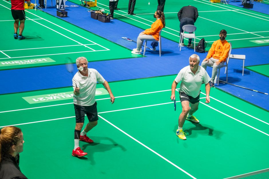 Pasaulio veteranų badmintono čempionate – rekordinis lietuvių pergalių skaičius