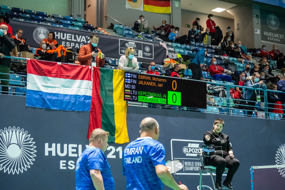 Pasaulio veteranų badmintono čempionate – rekordinis lietuvių pergalių skaičius