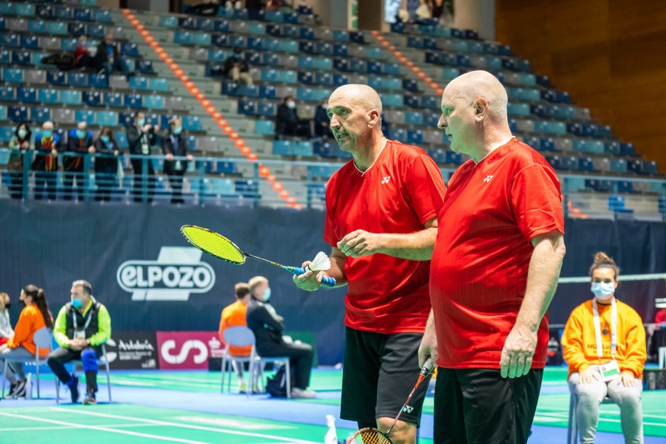 Pasaulio veteranų badmintono čempionate – rekordinis lietuvių pergalių skaičius