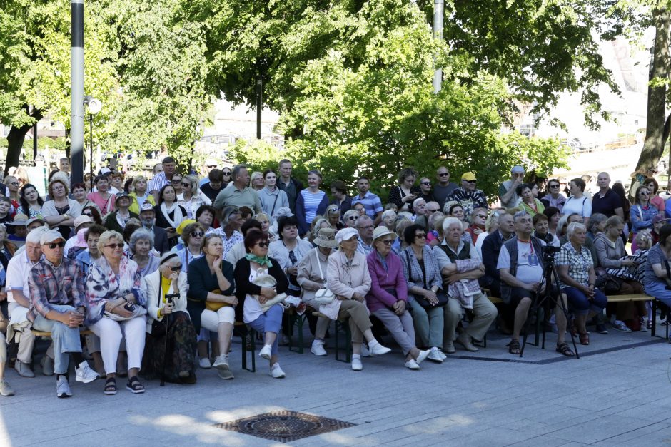 Paveldo šviesuliai sušildė Klaipėdą