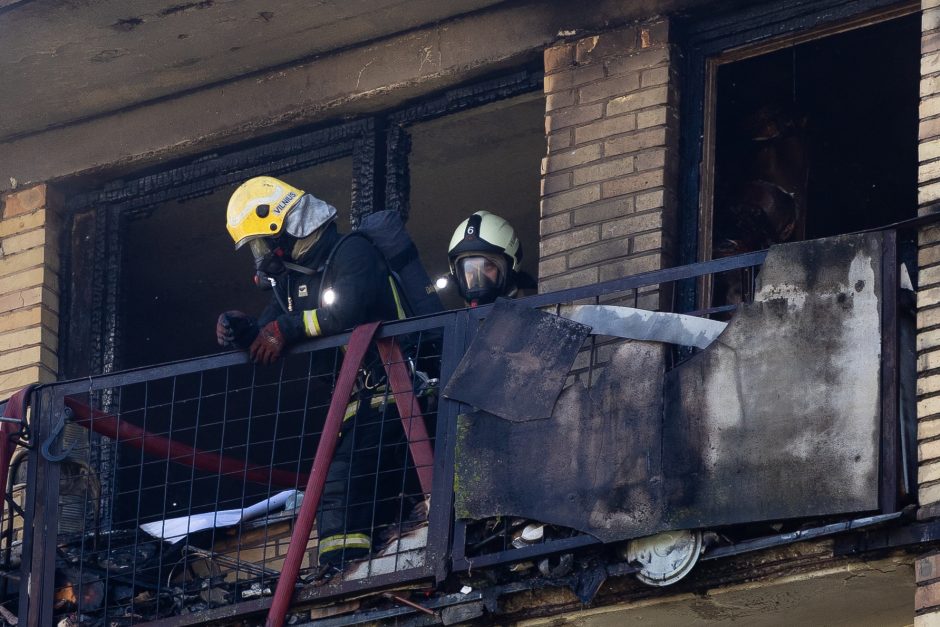 Po gaisro Žirmūnų rajone – netikėtas radinys