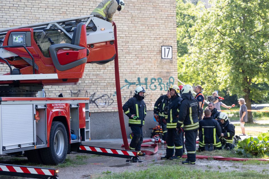 Po gaisro Žirmūnų rajone – netikėtas radinys