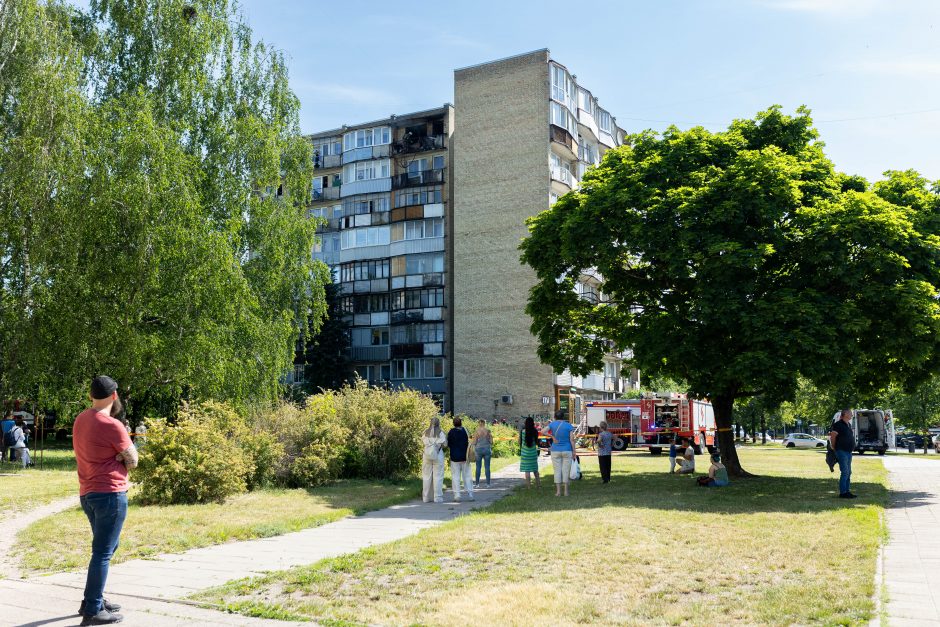 Po gaisro Žirmūnų rajone – netikėtas radinys