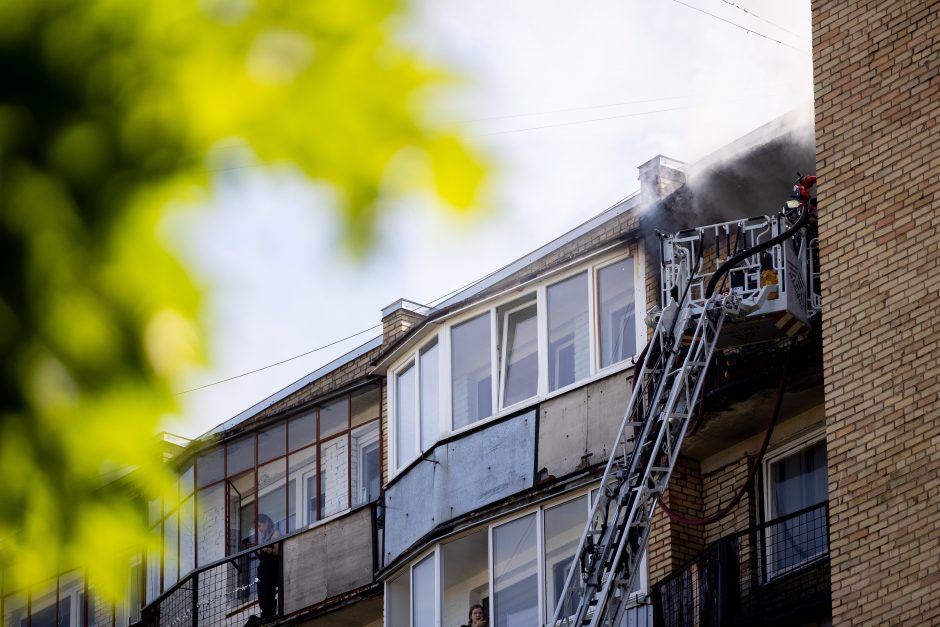 Po gaisro Žirmūnų rajone – netikėtas radinys