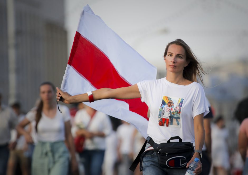 S. Cichanouskajos štabas ragina Baltarusijoje pradėti visuotinį streiką