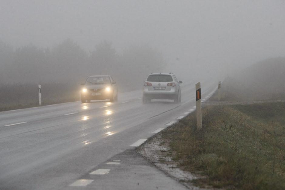 Kelininkai: didžiojoje šalies dalyje kelių dangos daugiausia drėgnos