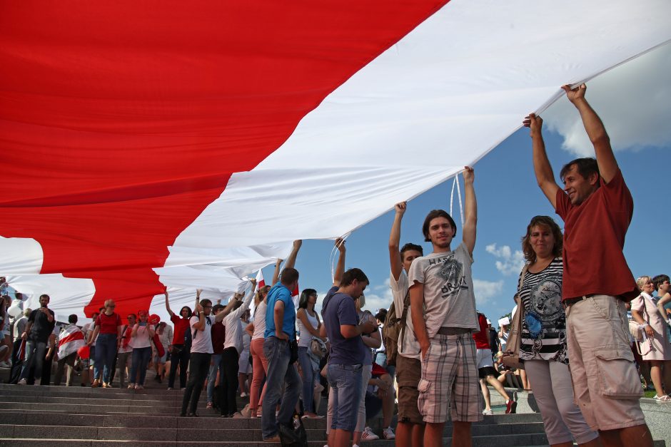 S. Cichanouskajos štabas ragina Baltarusijoje pradėti visuotinį streiką