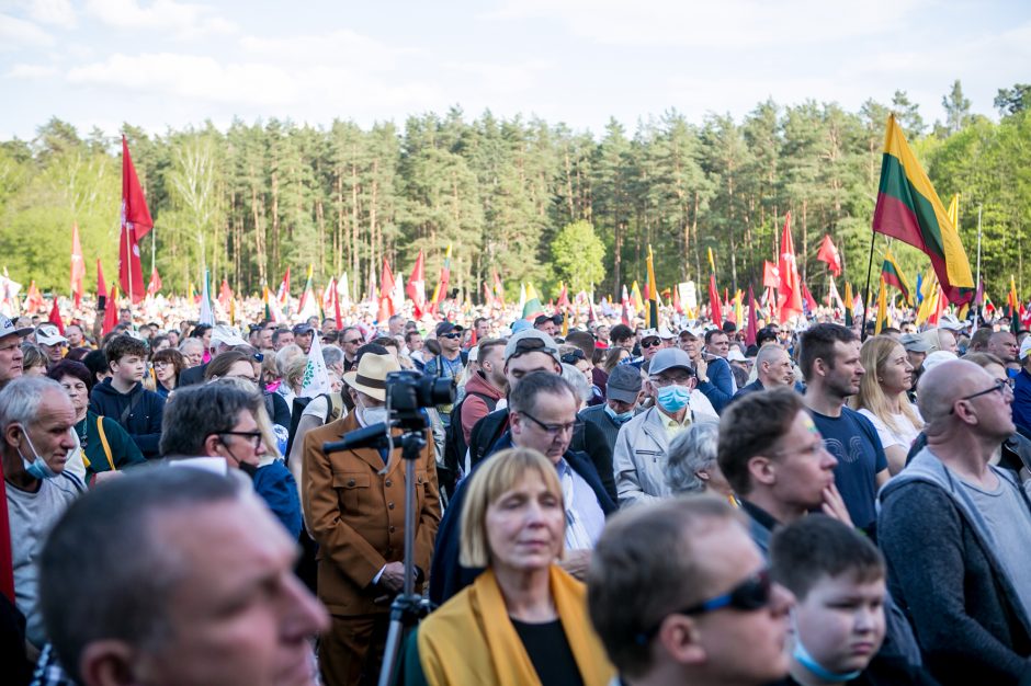 Seimo pirmininkė: akivaizdu, kad „Didžiajame šeimų gynimo marše“ nesilaikyta saugumo