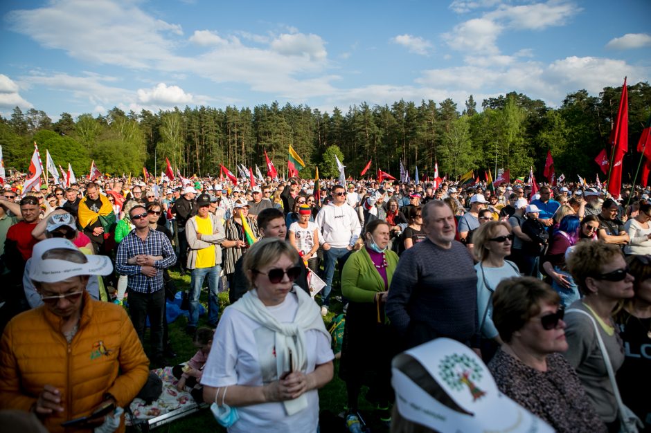 Seimo pirmininkė: akivaizdu, kad „Didžiajame šeimų gynimo marše“ nesilaikyta saugumo